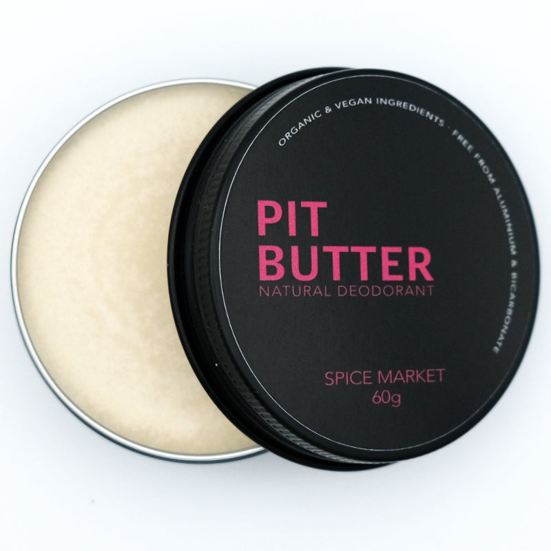 Natural deodorant, organic and vegan, free from aluminium - pit butter spice market